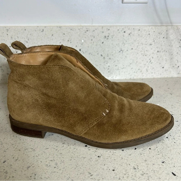 Franco Sarto Llena Brown Suede Ankle Boot Bootie​​​ - Picture 5 of 10